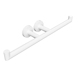 Держатель туалетной бумаги White двойной, цвет белый, Bemeta 104201074 Bemeta