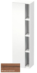 Шкаф-колонна DuraStyle 50х36х180 см, корпус-белый матовый, фронт-орех натуральный, левый, подвесной монтаж, Duravit DS1249L7918 Duravit