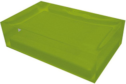 Мыльница Rainbow пластик, зеленый, Gedy RA11(04) Gedy