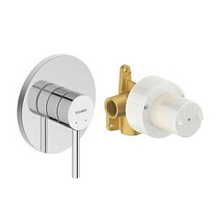 Встраиваемый в стену смеситель без излива Circle 1 функция, Duravit CE4210007C10 Duravit
