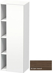 Шкаф-колонна DuraStyle 50х36х140 см, корпус-белый матовый, фронт-орех темный, правый, подвесной монтаж, Duravit DS1239R2118 Duravit