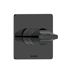 Лицевая часть встраиваемого смесителя Apice матовый, 1 функция, чёрный цвет, Bossini Z00504.073 Bossini