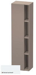 Шкаф-колонна DuraStyle 50х36х180 см, корпус-базальт матовый, фронт-белый матовый, левый, подвесной монтаж, Duravit DS1249L1843 Duravit