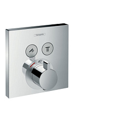 Лицевая часть встраиваемого смесителя Shower Select кнопки select, 2 функции, Hansgrohe 15763000 Hansgrohe