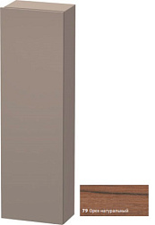 Шкаф-колонна DuraStyle 40х24х140 см, фронт - орех натуральный, корпус -  базальт матовый, правый, подвесной монтаж, Duravit DS1218R7943 Duravit
