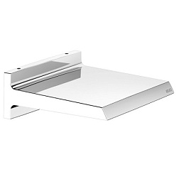 Лейка верхнего душа Universal каскадный излив, вылет: 180 мм,, 18 см, square, с держателем, Keuco 59982 010000 Keuco