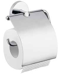 Держатель туалетной бумаги Logis хром, с крышкой, Hansgrohe 40523000 Hansgrohe