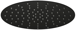 Лейка верхнего душа матовый, 25 см, round, чёрный цвет, без держателя, Nobili AD139/121BM Nobili