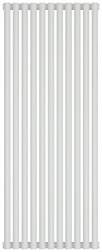 Отопительный дизайн-радиатор Эстет 49,5х120 см, 11 секций, двухрядный коаксиальный, белый, Сунержа 12-0332-1211 Сунержа