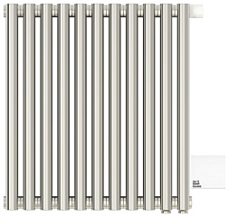 Отопительный дизайн-радиатор Эстет 49,5х50 см, 11 секций, белый, двухрядный коаксиальный, Сунержа 12-0322-5011 Сунержа