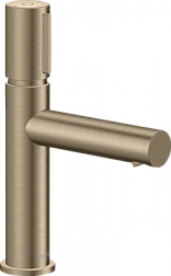 Смеситель для умывальника Uno высота 22,3 см, с незапираемым д/к, неповоротный излив, никель, с донным клапаном, Axor 45012820 Axor