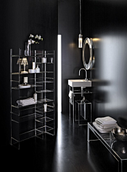 Подвесная раковина Kartell by laufen 60х46х12 см, матовый серый, с 1 отверстием для смесителя в центре и 1 отвер. слева для электронного устройства, SaphirKeramik, Laufen 8.1033.4.759.814.1 Laufen