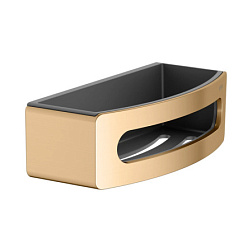Полочка для душа Elegance цвет brushed brass/anthracite, Keuco 11658250001 Keuco