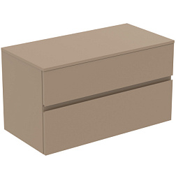 Модуль под раковину Finesse 100,2х50,5х55,8 см, со столешницей, серо-бежевый матовый, Ideal Standard E3435UP Ideal Standard