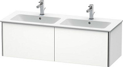 Модуль под раковину XSquare 128х47,8х40 см, белый матовый, система push-to-open, Duravit XS407501818 Duravit