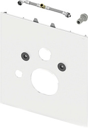 Стеклянная панель для установки унитаза-биде TECElux 43х44,6 см, белое стекло, TECE 9650104 TECE