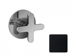 Лицевая часть встраиваемого вентиля Icona сlassic matt gun metal, Fantini 53 P5 R291B Fantini
