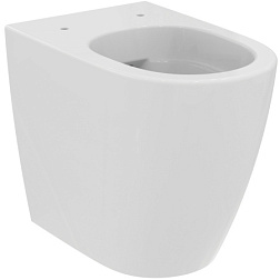 Приставной унитаз I.LIFE O 34х53 см, безободковый, без сиденья, тихий смыв, Ideal Standard T568901 Ideal Standard