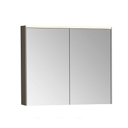 Зеркало Core 80х70 см, глянцевый антрацит, с подсветкой, Vitra 66911 Vitra