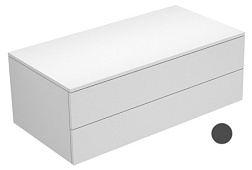 Тумба для ванной Edition 400 2 ящика, антрацит, подвесной монтаж 105х53,5х38,2 см, Keuco 31752150000 Keuco
