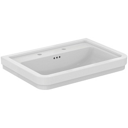 Подвесная раковина Calla 71,5х50х15 см, с 2-мя отверстиями под смеситель, санфарфор, с отв. под смеситель, Ideal Standard E222201 Ideal Standard