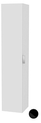 Шкаф-колонна Edition 11 35х37х170 см, черный глянцевый, левый, система push-to-open, подвесной монтаж, Keuco 31330570001 Keuco
