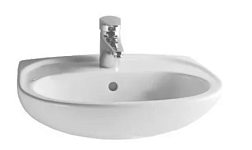 Подвесная раковина Normus 55х42х18 см, санфарфор, с отв. под смеситель, Vitra 5087B003-0001 Vitra