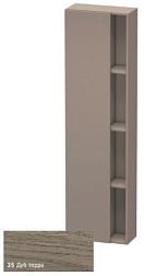 Шкаф-колонна DuraStyle 50х24х180 см, корпус-базальт матовый, фронт-дуб терра, левый, подвесной монтаж, Duravit DS1248L3543 Duravit