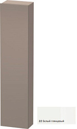 Шкаф-колонна DuraStyle 40х24х180 см, корпус-базальт матовый, фронт-белый глянцевый, правый, подвесной монтаж, Duravit DS1228R2243 Duravit
