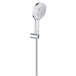 Душевая лейка Rainshower SmartActive 130 с держателем, 3 режима, шланг в комплекте, Grohe 26581000 Grohe