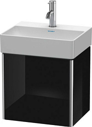 Модуль под раковину XSquare 43,4х34х39,7 см, чёрный глянцевый, петли слева, система push-to-open, Duravit XS4060L4040 Duravit