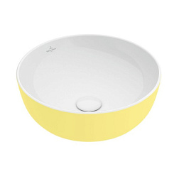 Накладная раковина Artis 43х43х13 см, macaroon, TitanCeram, Villeroy&Boch 417943BCT3 Villeroy&Boch