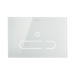Электронная панель с бесконтактным смывом A.1 с подсветкой, стекло, Duravit WD5013012060 Duravit