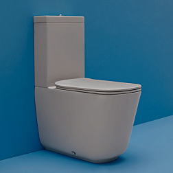 Внешний бачок Aquatech grigio matt, для унитаза моноблока, Kerasan 378159 Kerasan