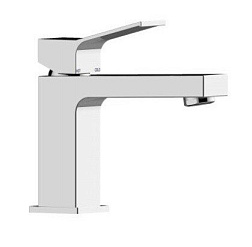 Смеситель для умывальника Aki неповоротный излив, с донным клапаном, Bossini Z00707.030 Bossini