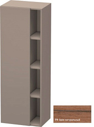 Шкаф-колонна DuraStyle 50х36х140 см, корпус-базальт матовый, фронт-орех натуральный, левый, подвесной монтаж, Duravit DS1239L7943 Duravit
