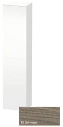 Шкаф-колонна DuraStyle 40х36х180 см, корпус-белый матовый, фронт-дуб терра, левый, подвесной монтаж, Duravit DS1229L3518 Duravit