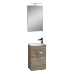 Комплект мебели для ванной Mia 39 см, цвет кордоба, зеркало с подсветкой, подвесной монтаж, Vitra 75064 Vitra