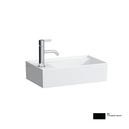 Подвесная раковина Kartell by laufen 46х28х12 см, глянцевый черный, SaphirKeramik, Laufen 8.1533.5.020.111.1 Laufen