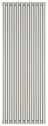 Отопительный дизайн-радиатор Эстет 45х120 см, 10 секций, матовый белый, двухрядный глухой, Сунержа 30-0302-1210 Сунержа