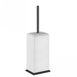 Ёршик Eleganza белый стакан, цвет черный, Gessi 46443-706 Gessi