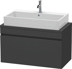 Модуль под раковину DuraStyle 90х47,8х51,2 см, без консоли, графит матовый, Duravit DS530304949 Duravit