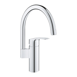 Смеситель для кухни Eurosmart высота 34 см, поворотный излив, Grohe 33202003 Grohe