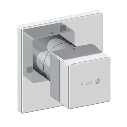 Лицевая часть встраиваемого вентиля Decus на 3 положения, хром, Kludi 548460575 Kludi