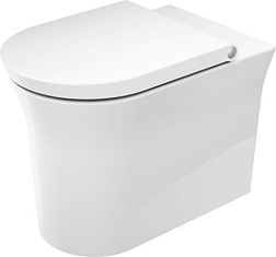 Приставной унитаз White Tulip 37х58 см, безободковый, без сиденья, Duravit 2001090000 Duravit