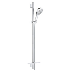 Душевой гарнитур Rainshower SmartActive 130 штанга 87-93 см, шланг 175 см, лейка 13 см, с полкой, 3 режима, Grohe 26548000 Grohe
