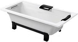 Чугунная ванна Archer 170х80 см, отдельностоящая, с отв. для ручек, антискользящее покр., Jacob Delafon E6D907-0 Jacob Delafon