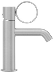 Смеситель для умывальника Vivienne Signature матовый, ручка хром, неповоротный излив, без донного клапана, Jacob Delafon E38682-LB1-G Jacob Delafon