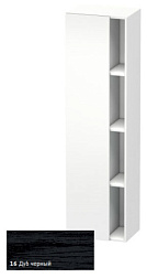Шкаф-колонна DuraStyle 50х36х180 см, корпус-белый матовый, фронт-дуб чёрный, левый, подвесной монтаж, Duravit DS1249L1618 Duravit