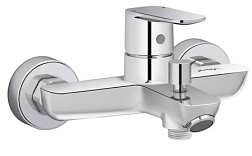 Настенный смеситель July+ неповоротный излив, с выходом на душ (без лейки), Jacob Delafon E35671-4-CP Jacob Delafon